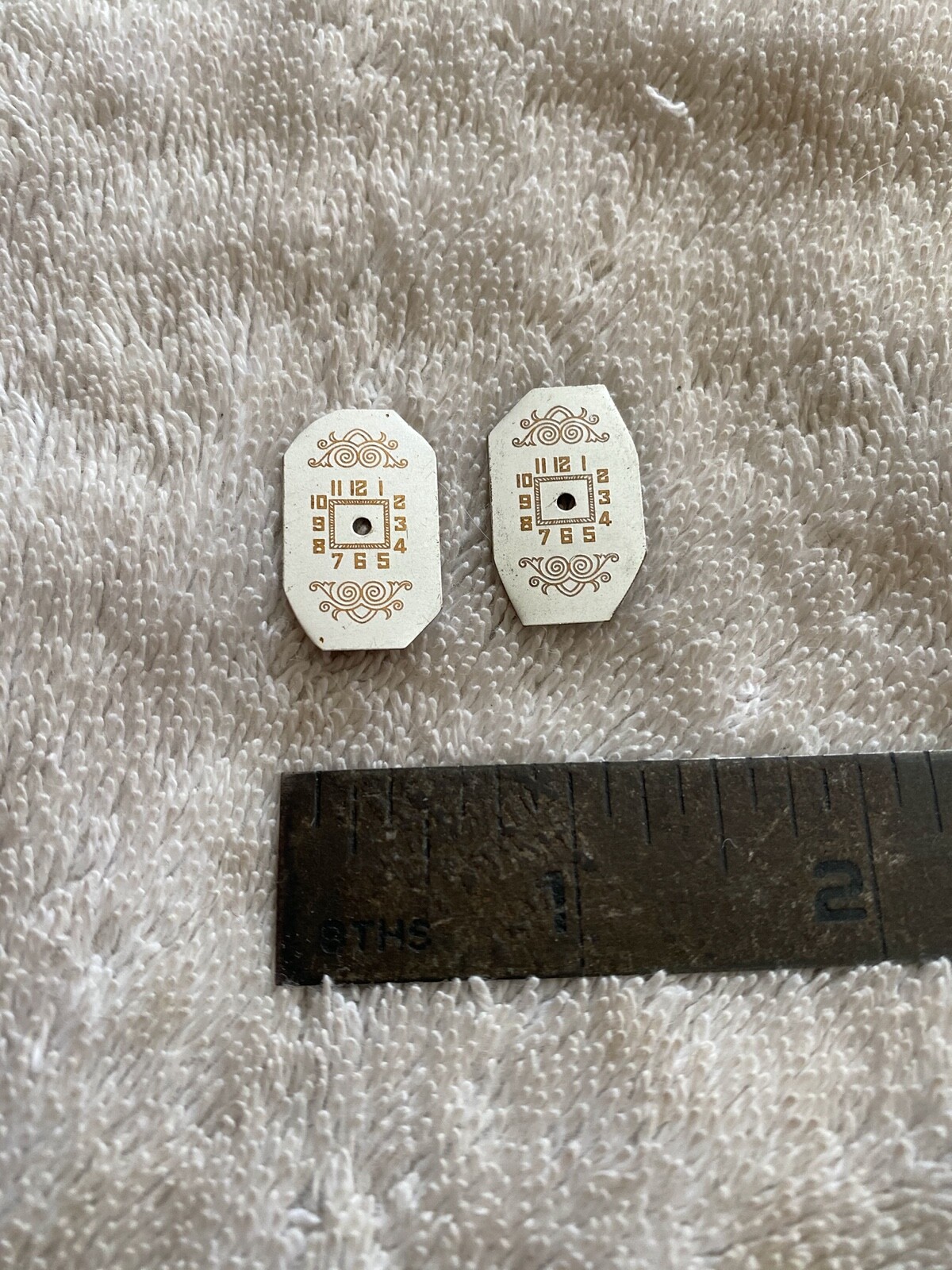Lot of 2 Art Deco Watch Dials