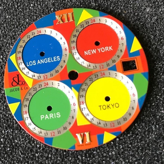 Jacob & Co Five Time Zone Dial Limited edition NOS 40mm diameter