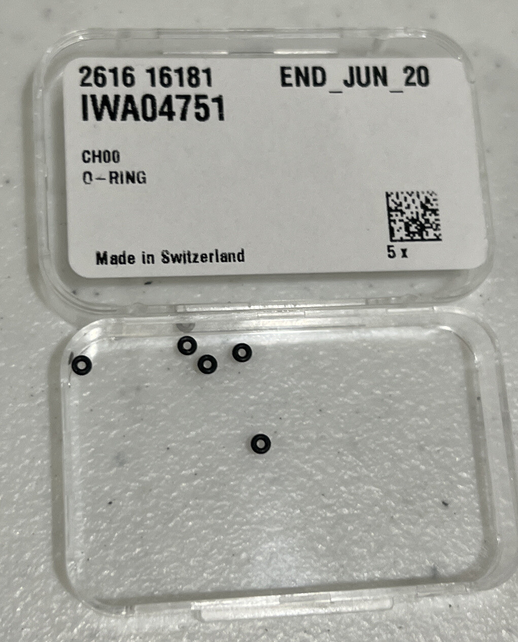 IWC Pusher Gasket For GST, Da Vinci Authentic Original IWA04751 One Gasket