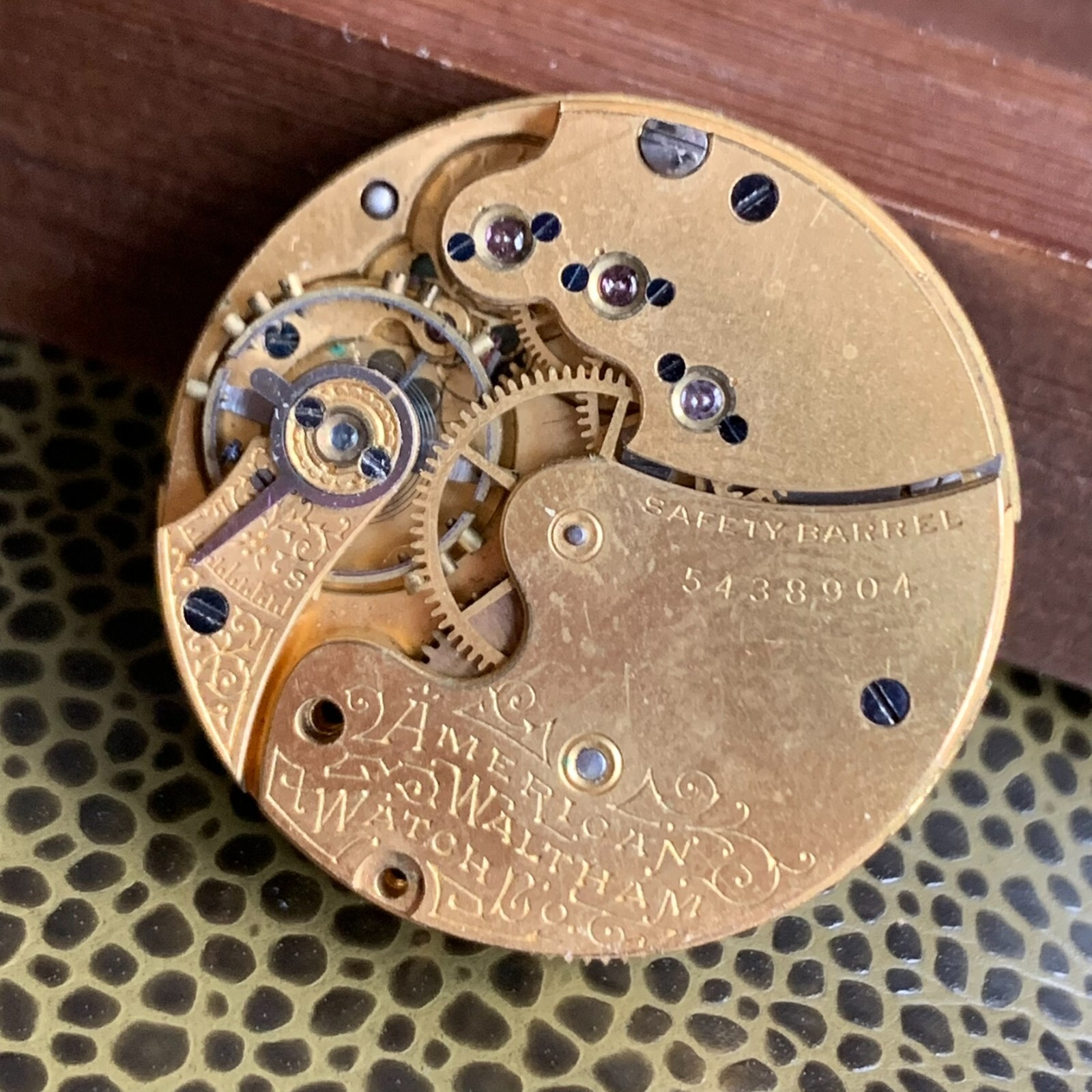 1893 Waltham Grade No. 62 0S 11 Jewels Hunter Case Movement Parts Repair