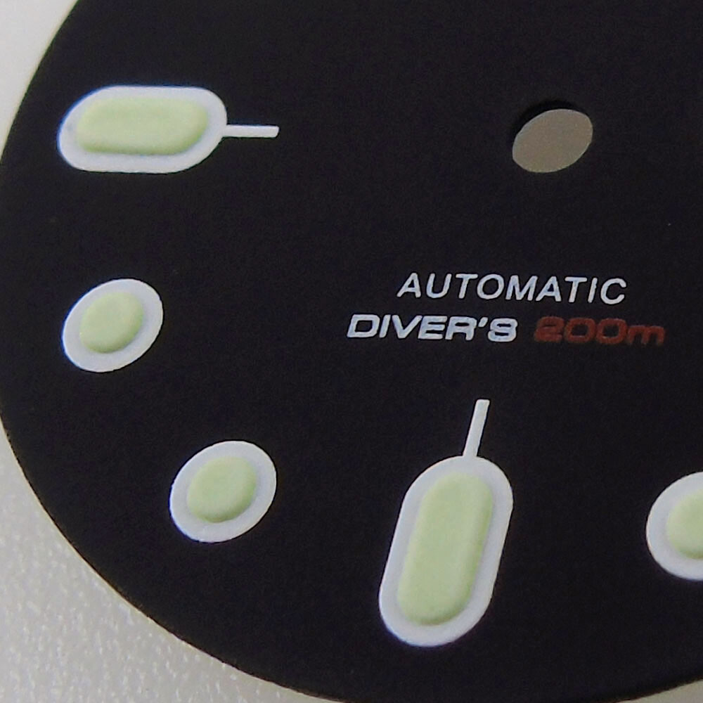 Fit NH35 NH36 29mm Watch Dial Black/Blue/Green For 3.8 Crown Case Date Window