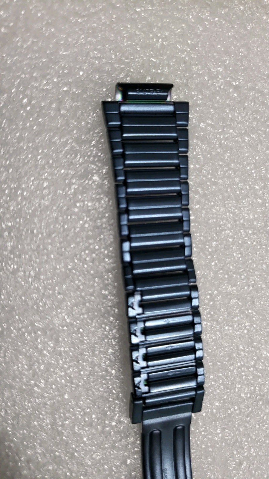 Seiko B1475.E base Metal Japan-B 21mm Link Bracelet Regular Length. Authentic