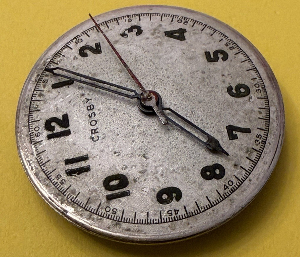 Vintage Crosby Seeland7 Seven Jewel Watch Movement – 26mm – Untested – For Parts
