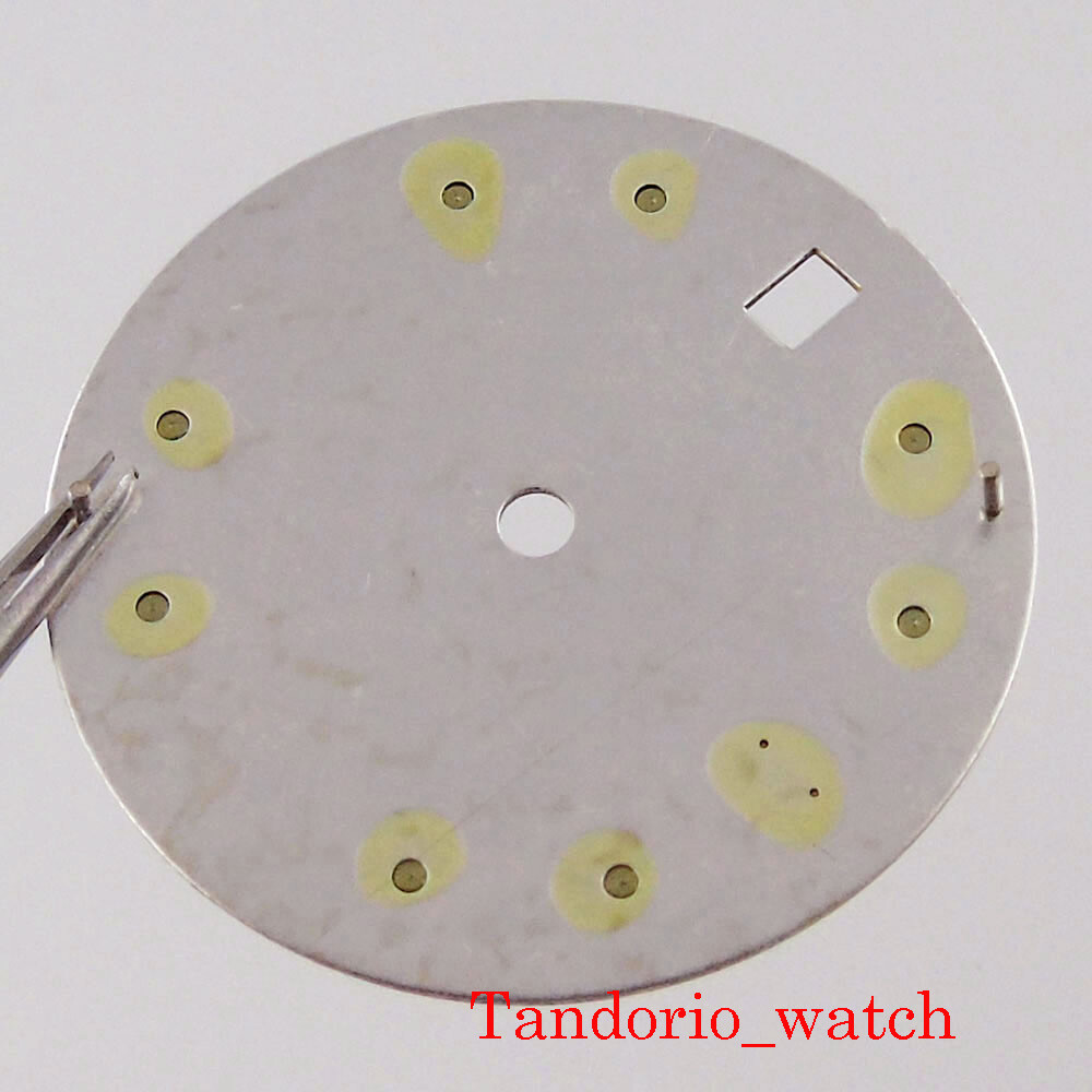 New Bliger 28.5mm Pink Pig Sterile Watch Dial For NH35A Luminous Date Window