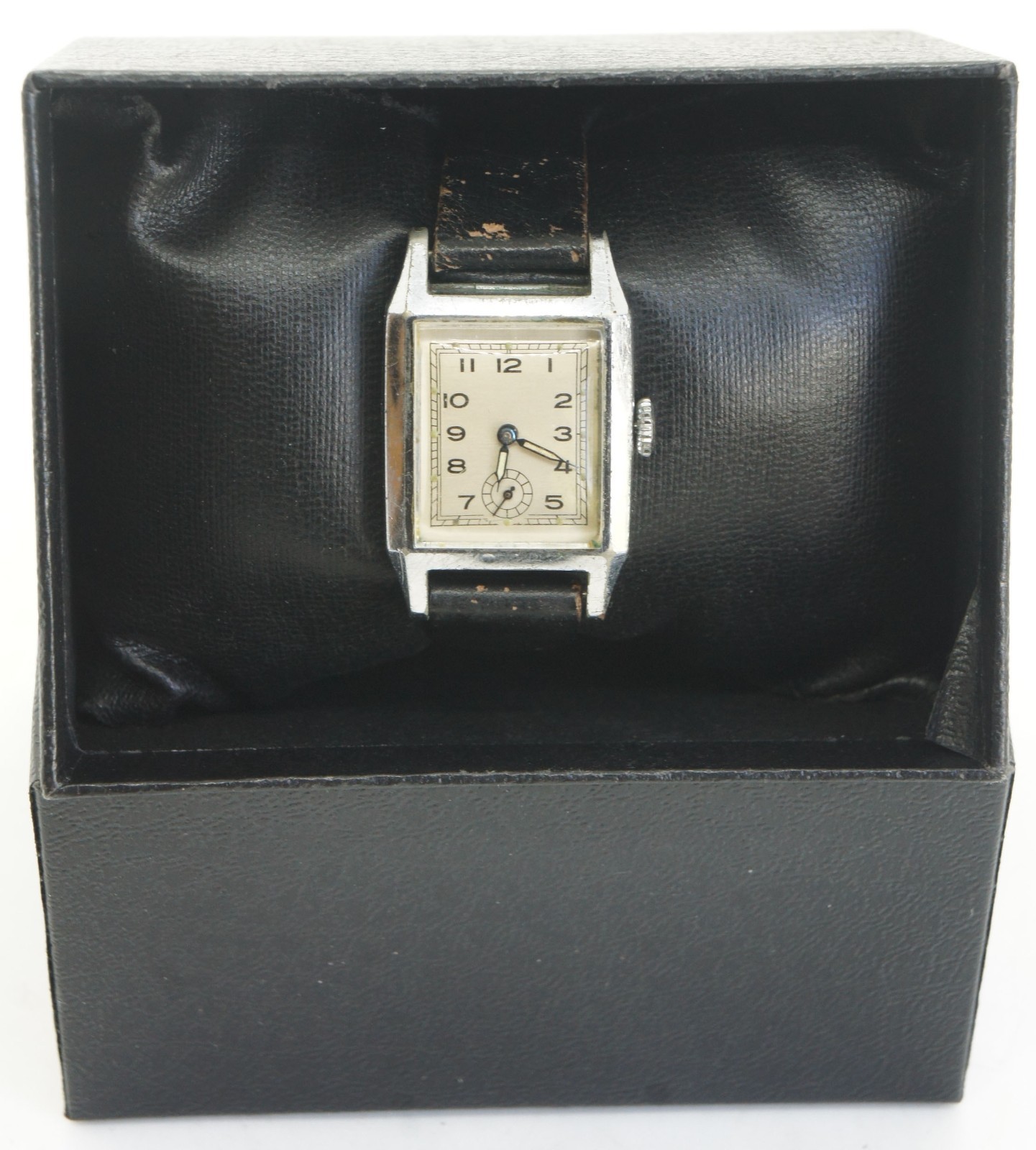 RARE TANK 1920’s-1940’s SWISS ART DECO MEN’S WRIST WATCH