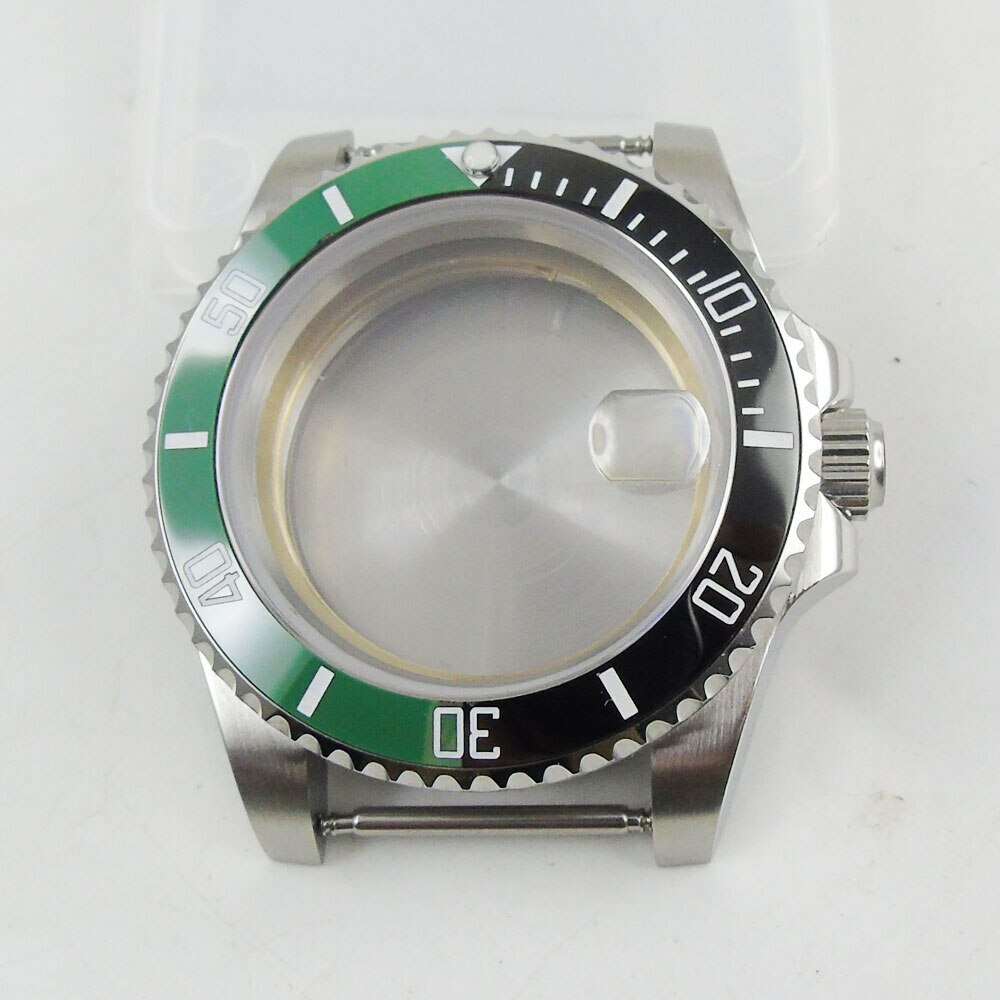 40mm Watch Case Fit NH35A ETA2824 2836 Miyota8215 DG2813 PT5000 Sapphire Glass