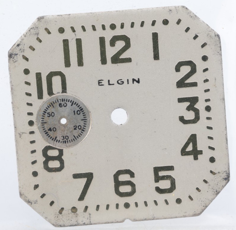 ELGIN ART DECO WRIST WATCH DIAL 24.35×24.27mm (KX)