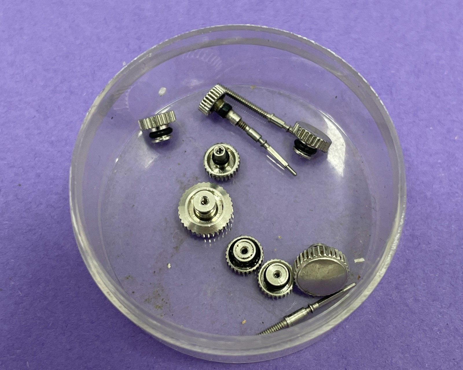 LOT OF SEIKO PARTS WHEEL HANDS DIALS CRYSTALS NOS & USED CONDITION SHIP FROM USA