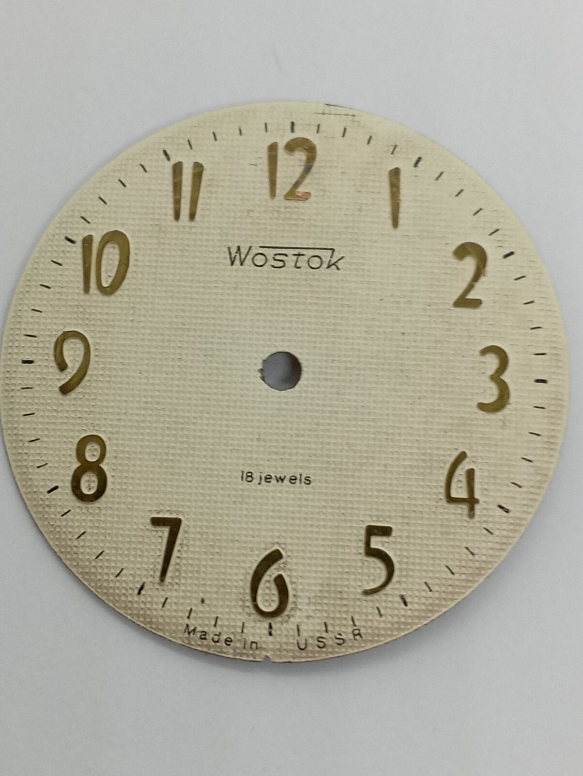 Vintage New NOS DIAL FOR Vostok 2pcs. Wostok Восток Watch 18 Jewels Cal. 2209