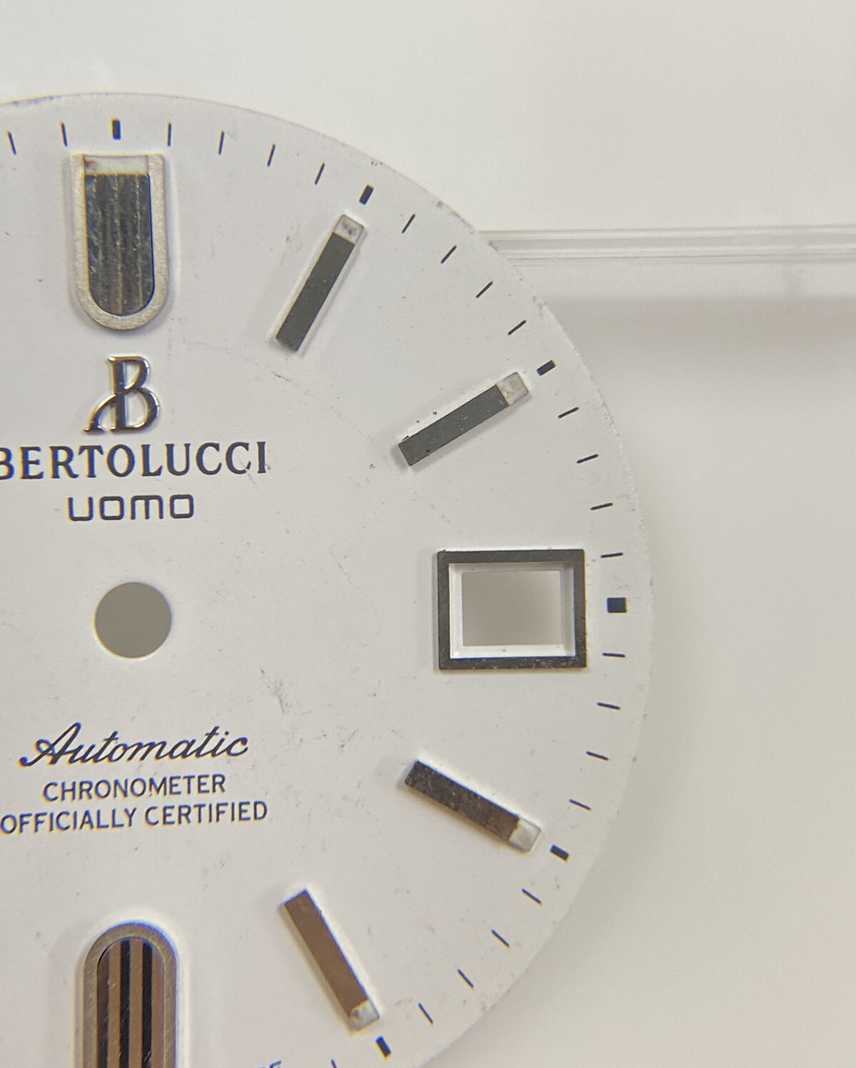 Original Bertolucci Uomo Automatic 28mm White Dial Ref: 884.55.41.10B