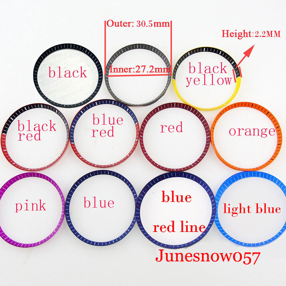 42MM Brushed Sliver Watch Case Rubber Strap Fit NH35 NH36 SKX SRP Sapphire Glass