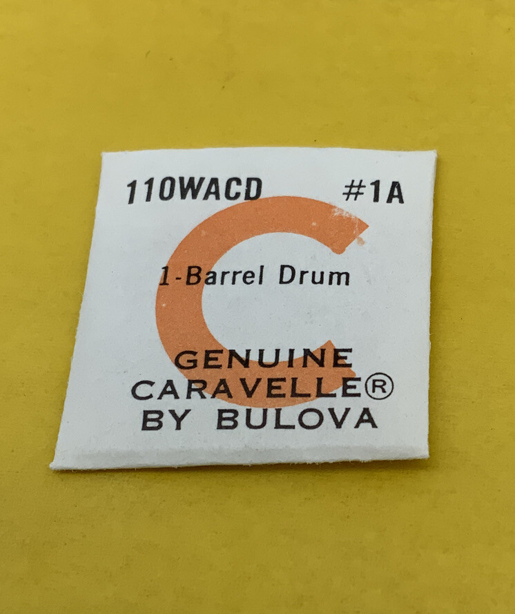 VINTAGE NOS Bulova CARAVELLE Model 11OWACD Barrel Drum, Part # 1A