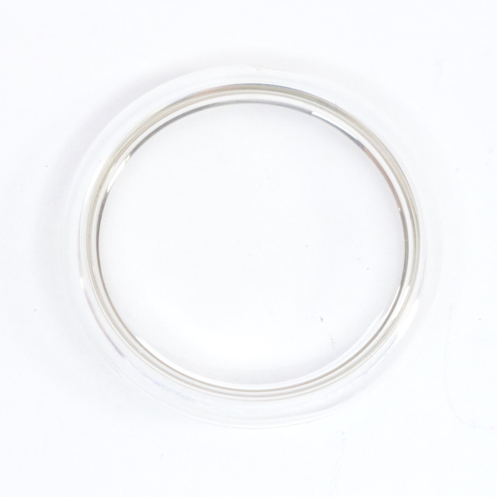 Omega Wristwatch Crystal w/ White Tension Ring and Inserter No. 2168 NOS – BV740