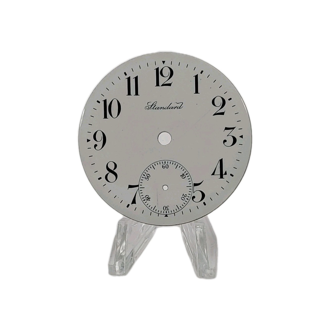 NY Standard 45.1mm Enamel Pocket Watch Dial Only 867