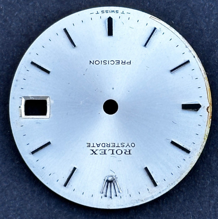 Vintage Rolex Oysterdate Precision Watch Dial For 6466