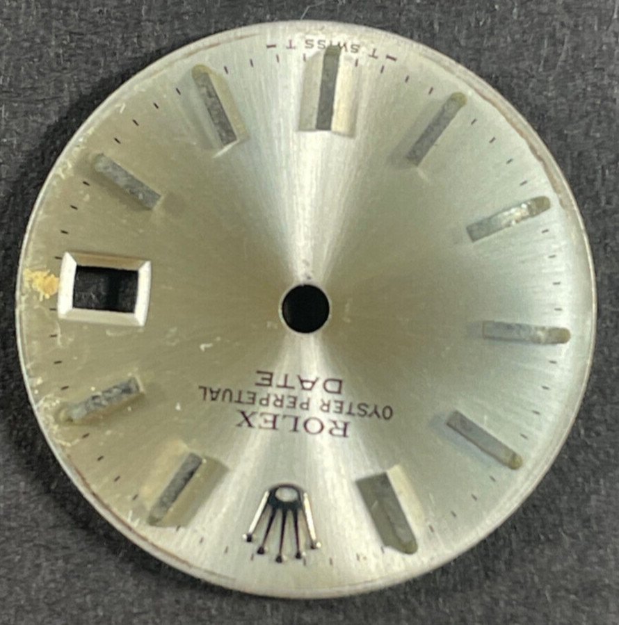 Vintage Rolex Oyster Perpertual Date Watch Dial For 26mm Case 6517 6519 6917