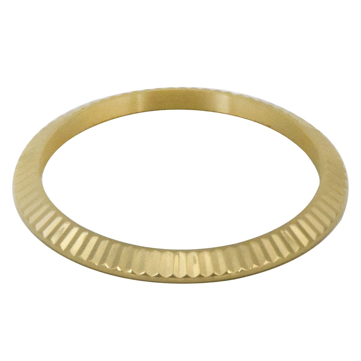 FLUTED BEZEL FOR ROLEX DATEJUST 41 AND DAYDATE 40MM 126303 228238 GOLD PLATED