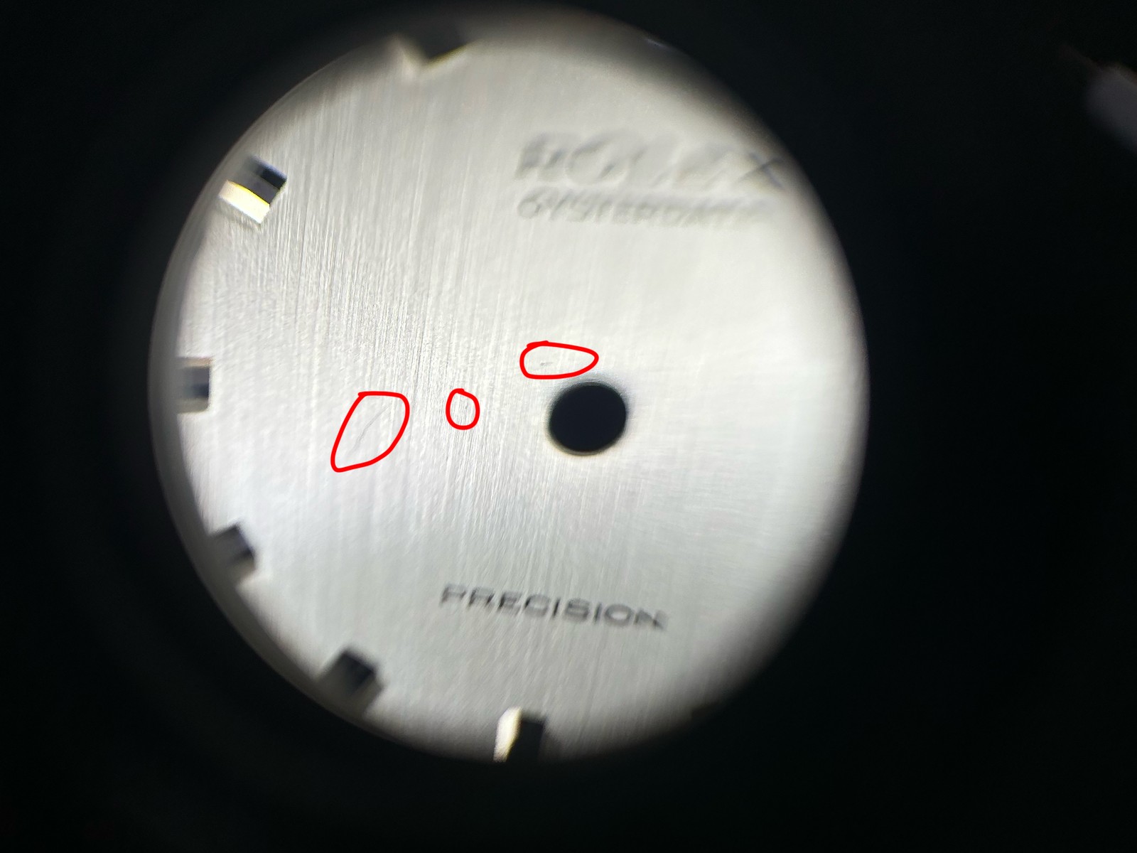 Rolex Silver Oyster Date Dial for model 6694 FCD29971