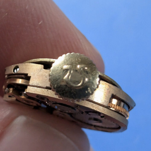 VINTAGE LADIES OMEGA 1100 WRISTWATCH MOVEMENT RUNNING ORIGINAL CROWN