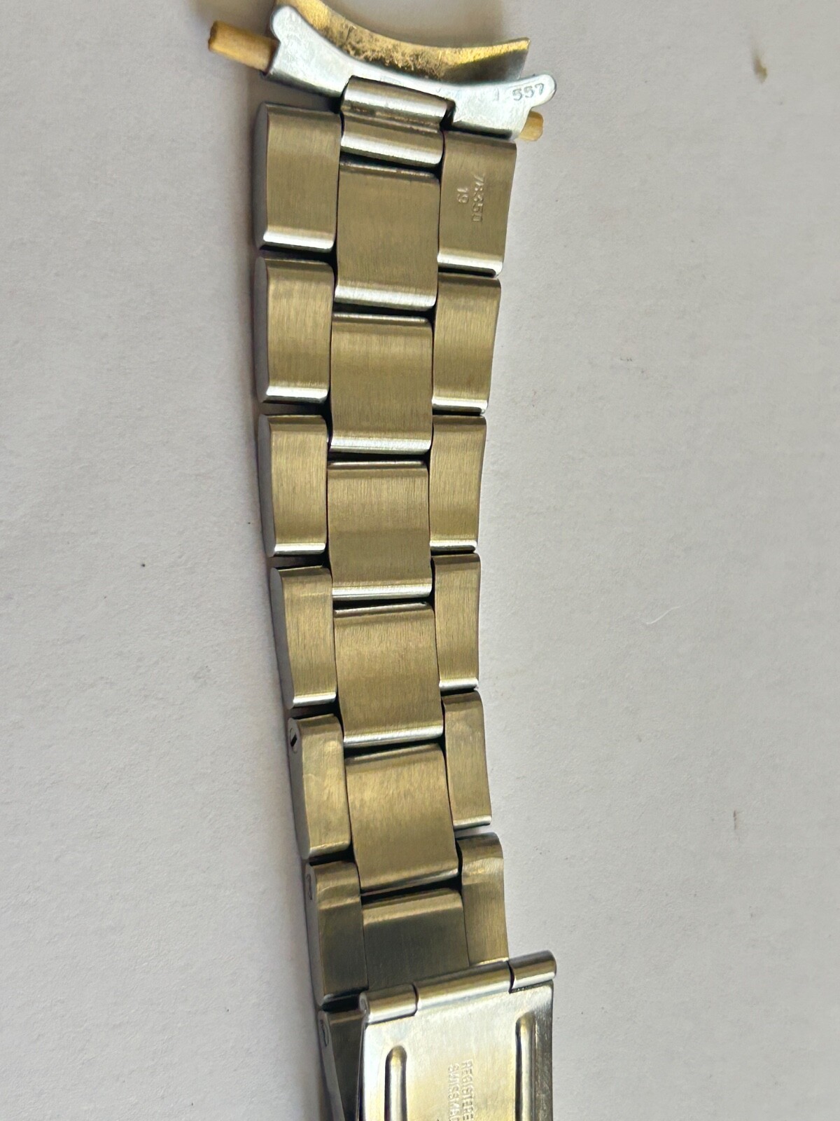 Rolex Oyster Bracelet 78350 VE Stainless 19mm 16cm Length Vintage 557 endlinks