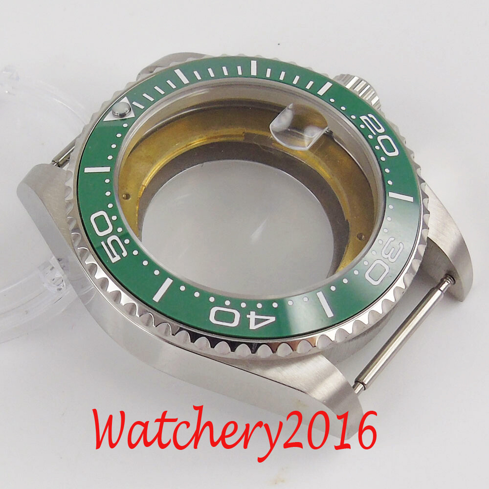 Watch Case 43mm Fit NH35 NH36 Miyota8215 DG2813 ETA2824 PT5000 Sapphire Crystal