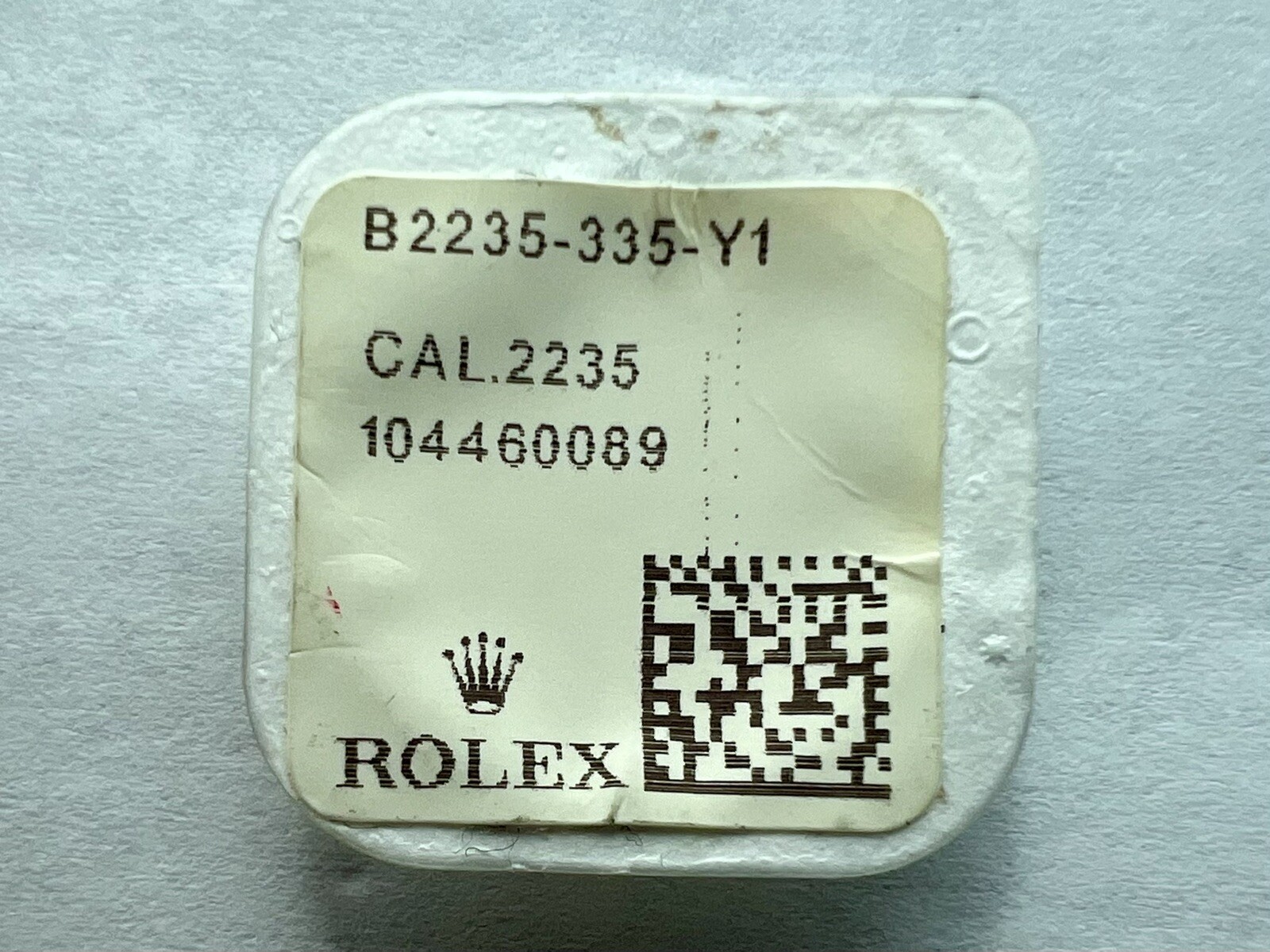 Genuine Rolex Cannon Pinnion B2235-335-Y1 – Sealed – OC#337