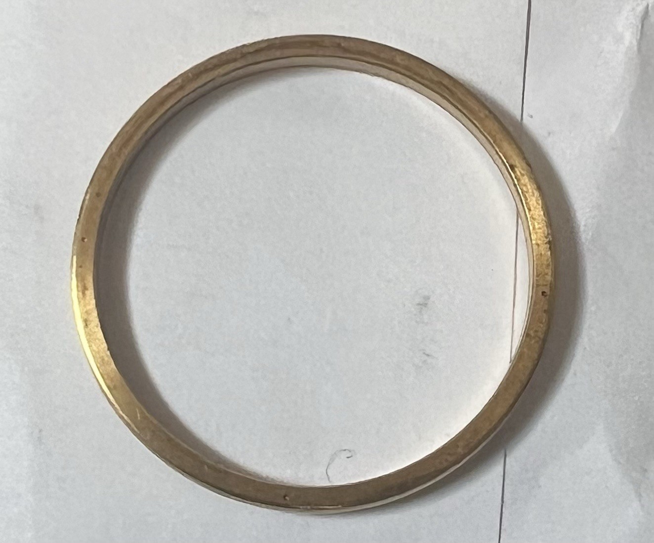 Men’s Genuine Rolex Bezel 36mm Daydate President 18k Solid Yellow Gold Bezel.