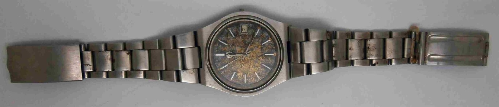 Vintage TITUS Tuning Fork Steel Wristwatch. Ref: 9308. Cal: 9162. For Repairs