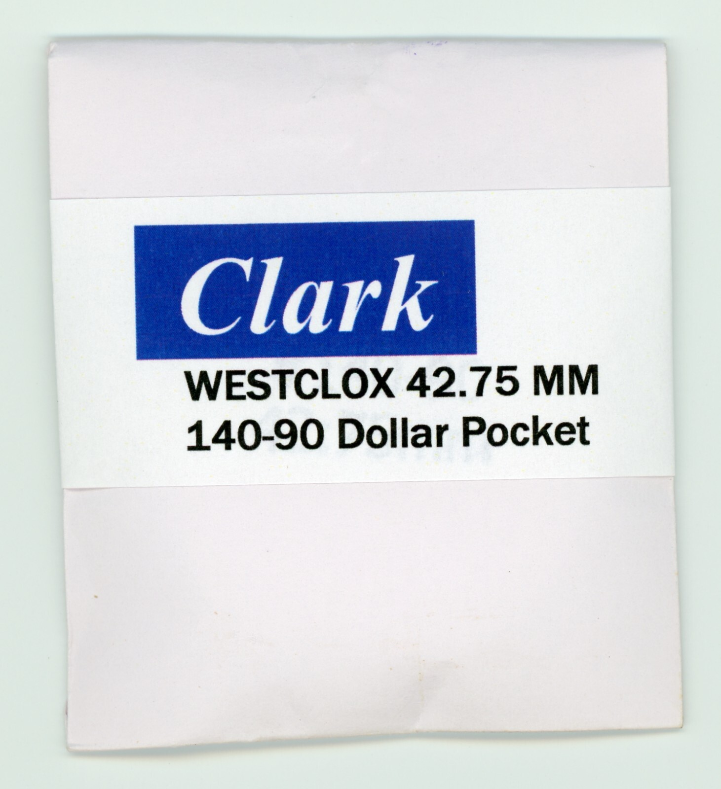 For Westclox Dollar pocket watch replace # 140.90 42.75 Flange style crystal