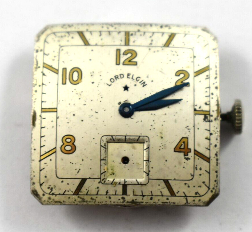 Vintage Elgin Manual Wind 531 8/0s 21J Wrist Watch Movement lot.fb