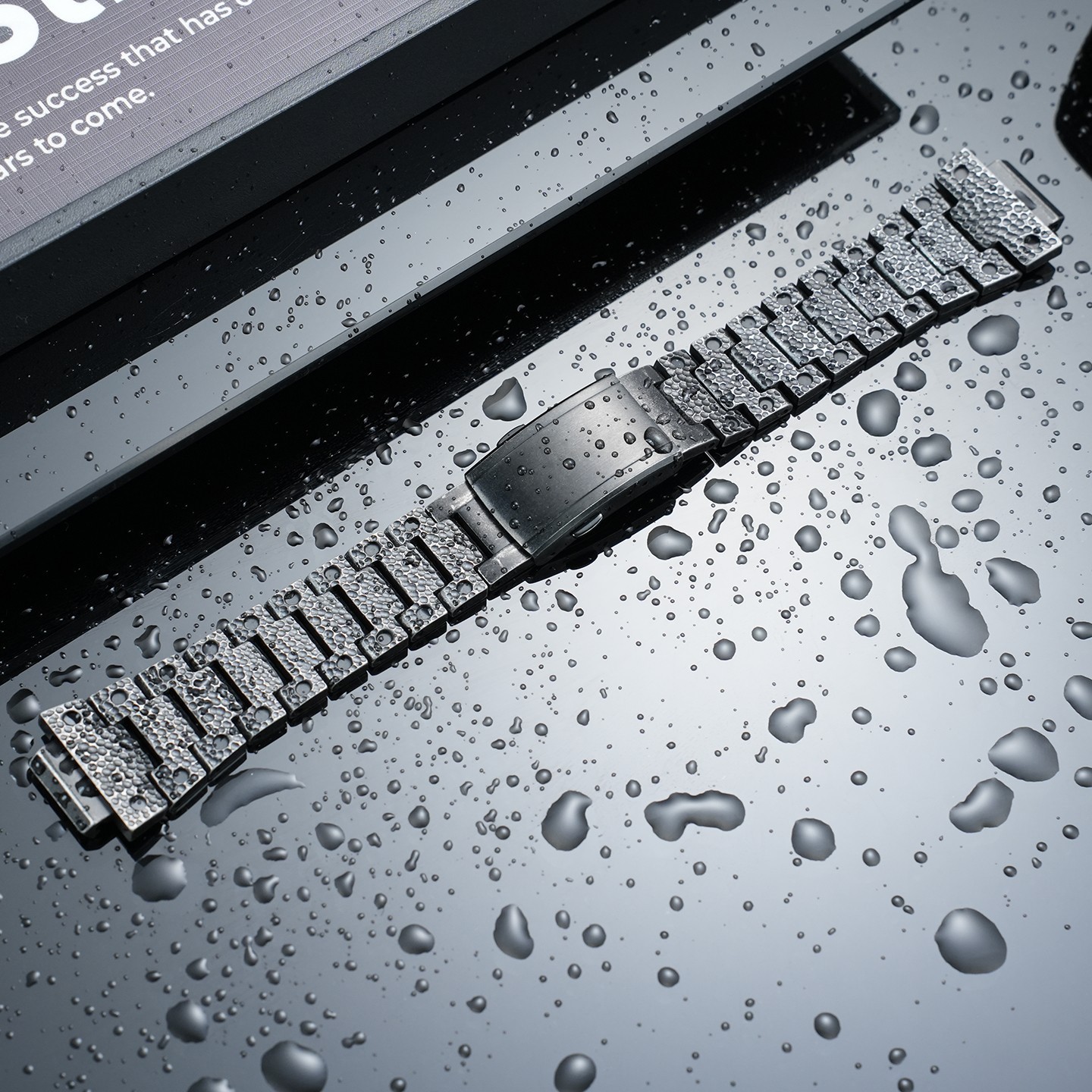 For Casio DW5600 GW-B5600 Modified Stainless Steel Watch Strap Titanium Case Men