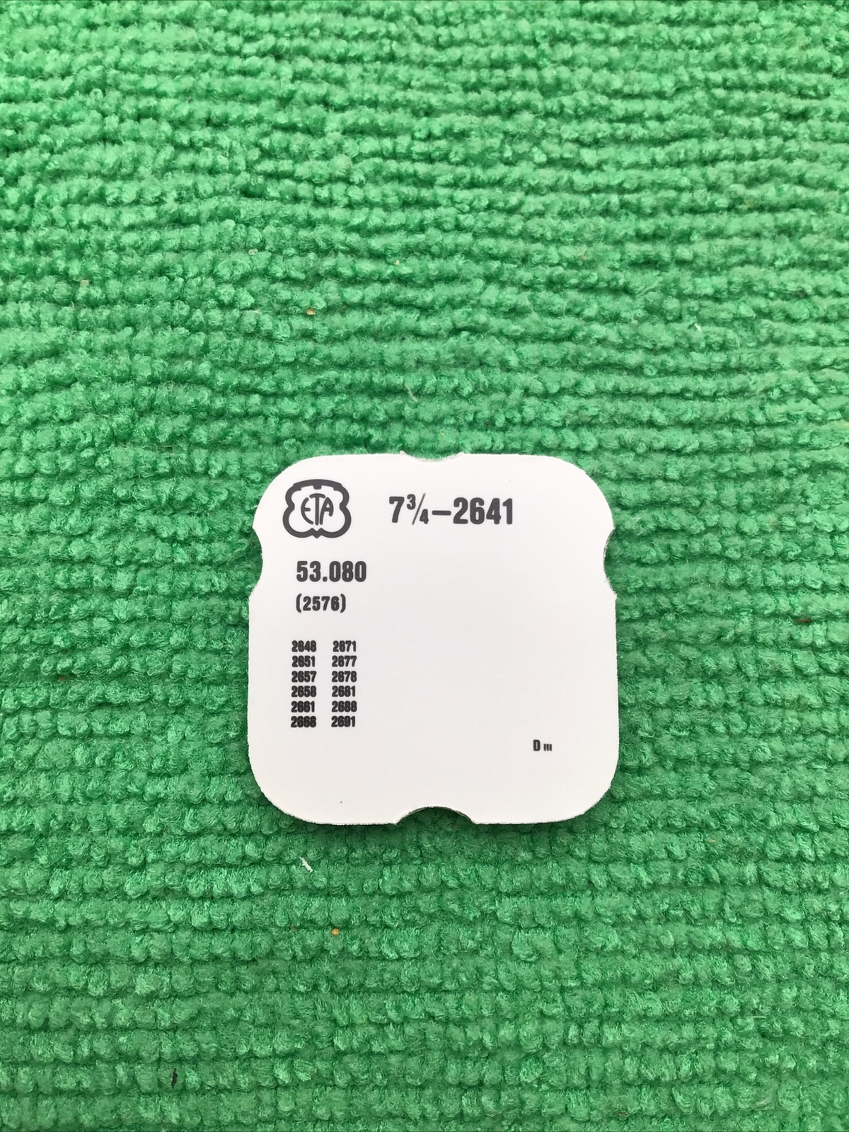 ESA 956.111 Date Jumper Watch Part 2576, X8198