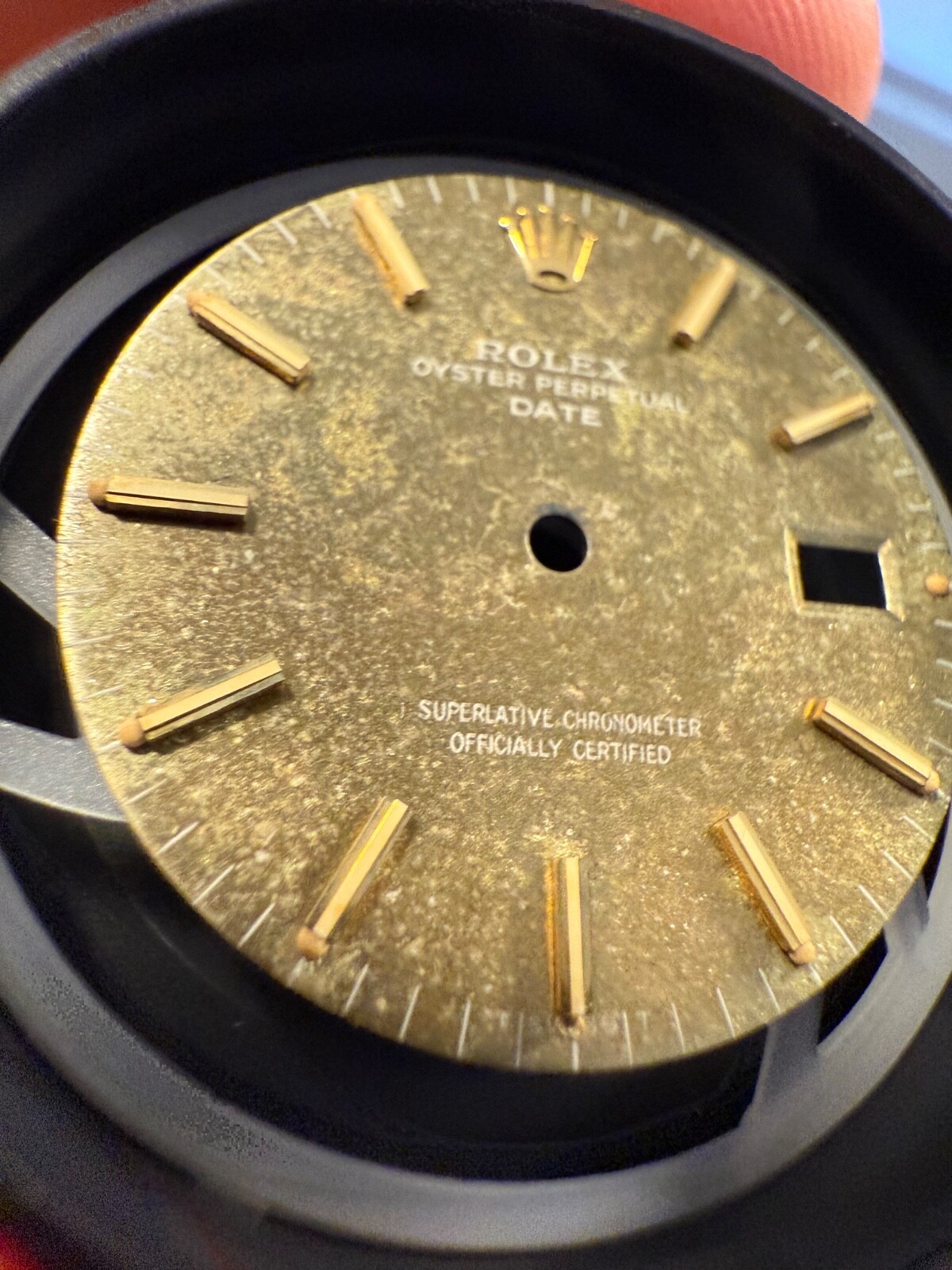 Rolex Tropical Date Dial for 34mm Watch 3035 Movement 15000 15200 15010