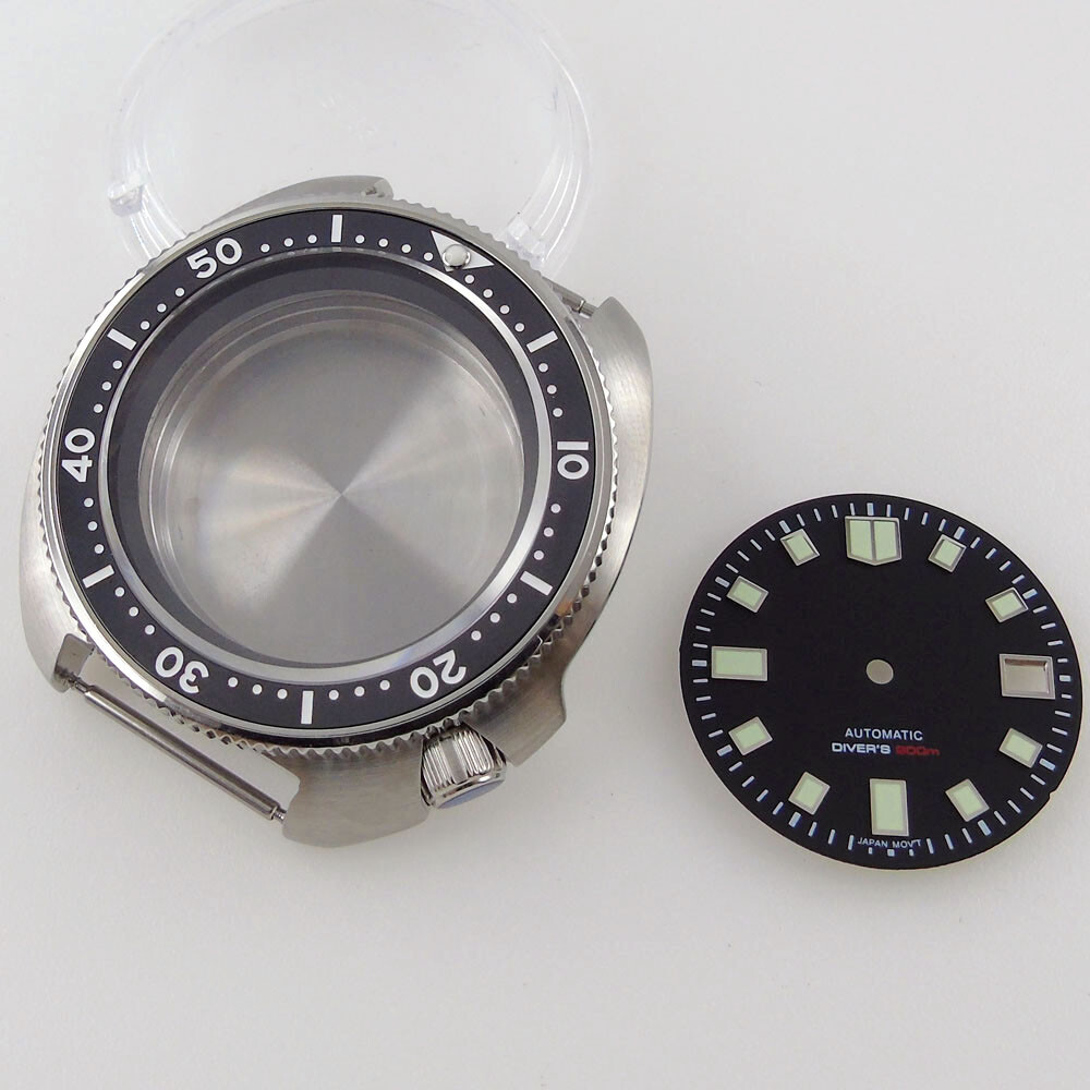 Sapphire Watch Case Ceramic Bezel 200m Water Resistance For NH35A NH36A movement