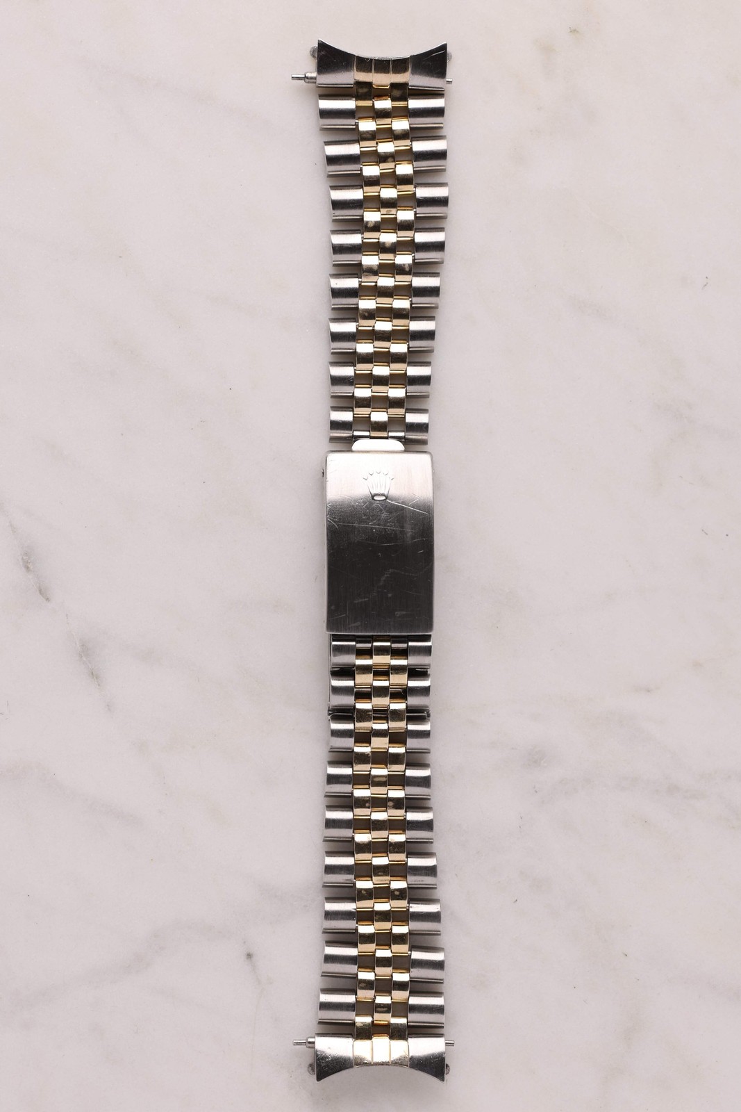 Authentic Rolex Datejust Two Tone Gold jubilee Bracelet ref 62523 end links 455