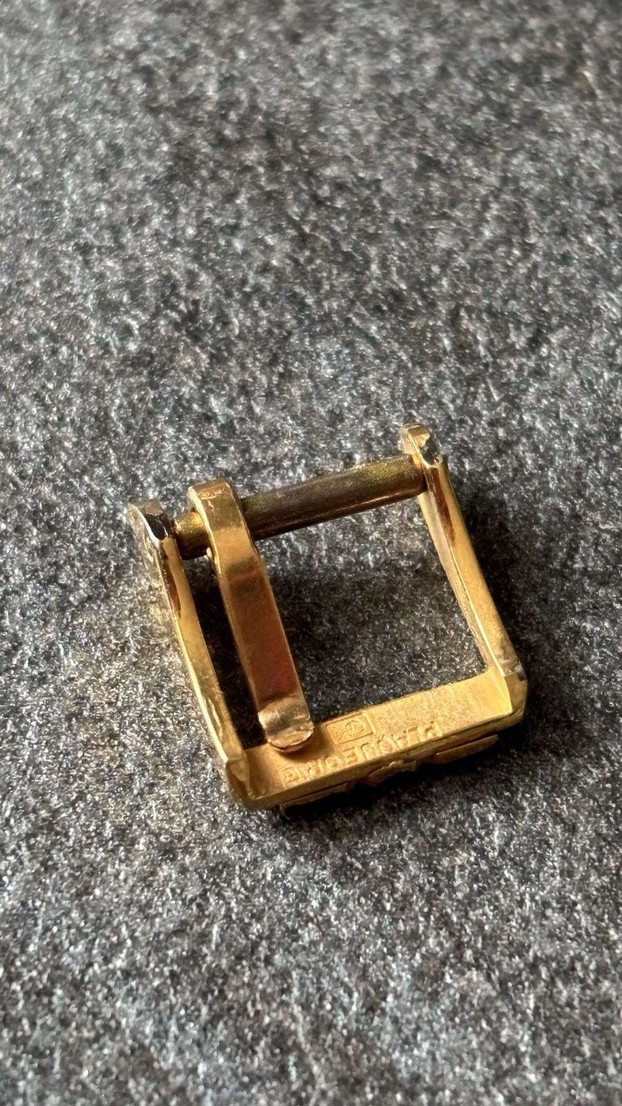 Longines 10mm Vintage Gold Steel Buckle Gold Original