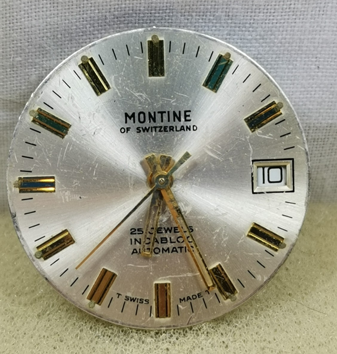 Montine Automatic 25J Cal. AS 2063 Swiss Wristwatch Movement Repair/Parts