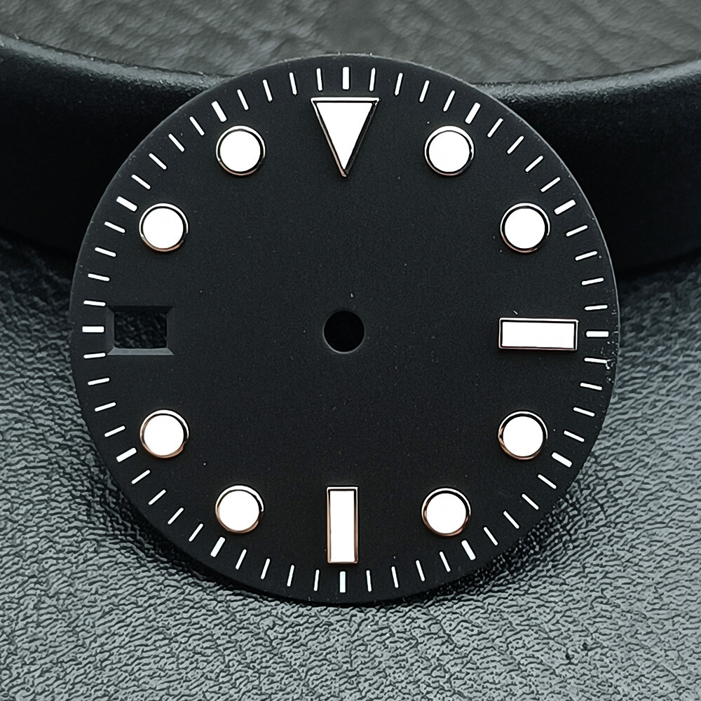 28.5mm nh35 dial green luminous for NH35/36 mechanical movements dial accessorie