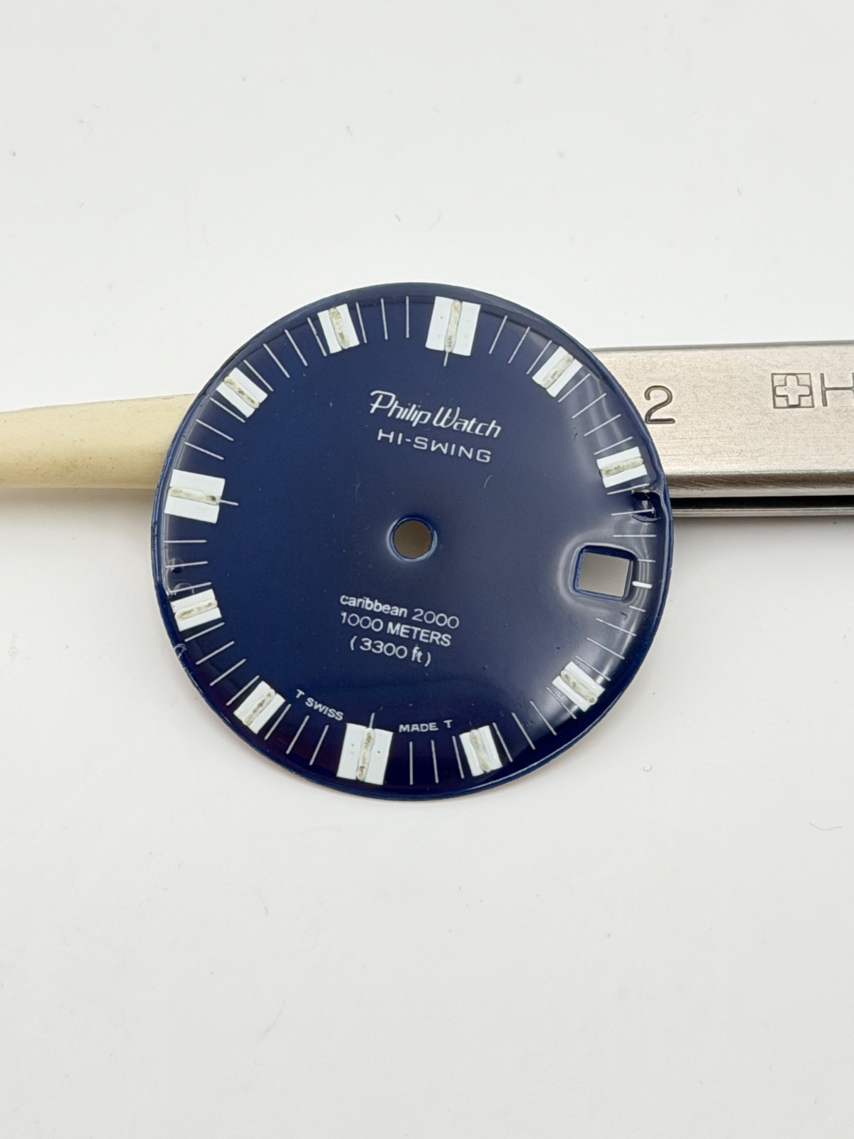 philip watch hi-swing caribbean 200 dial dial