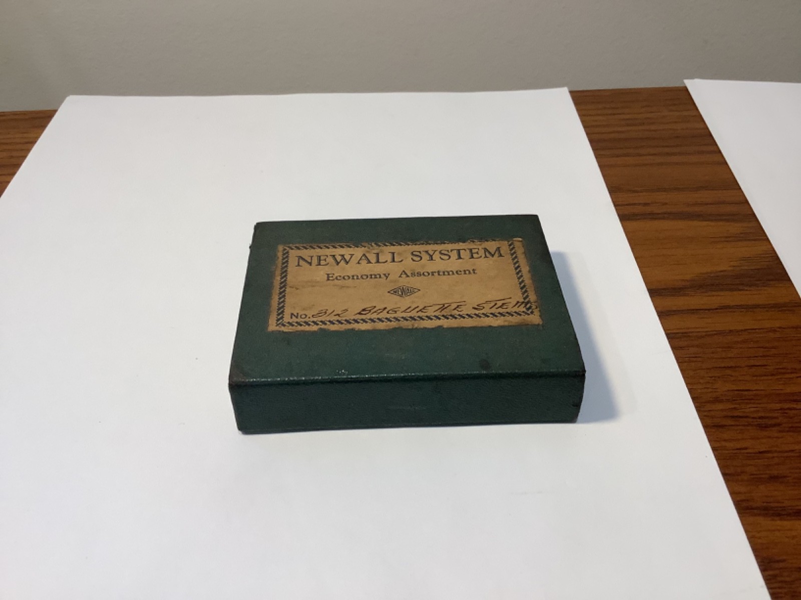 VINTAGE NEWALL BRAND BAGUETTE WATCH STEMS