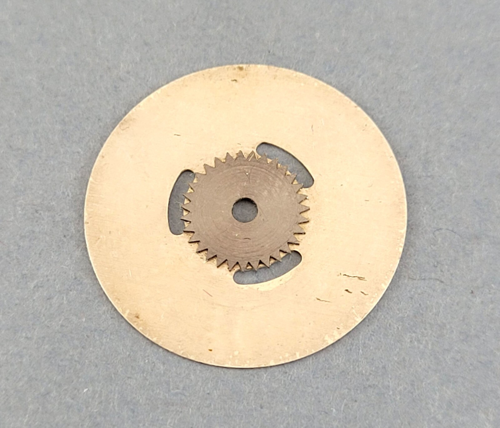 Original RARE Rolex silver Date disc w/red graphics for cal 1135 1165 2035