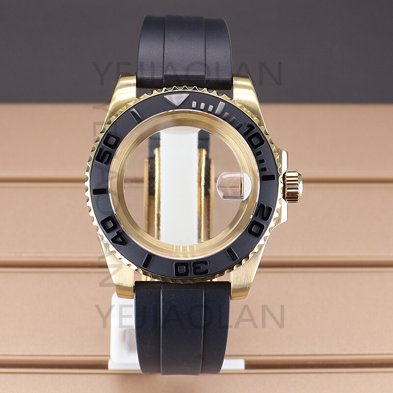 40mm Stainless Steel Watch Case nh35 Strap Ceramic Bezel For Seiko Nh36 Eta 2824