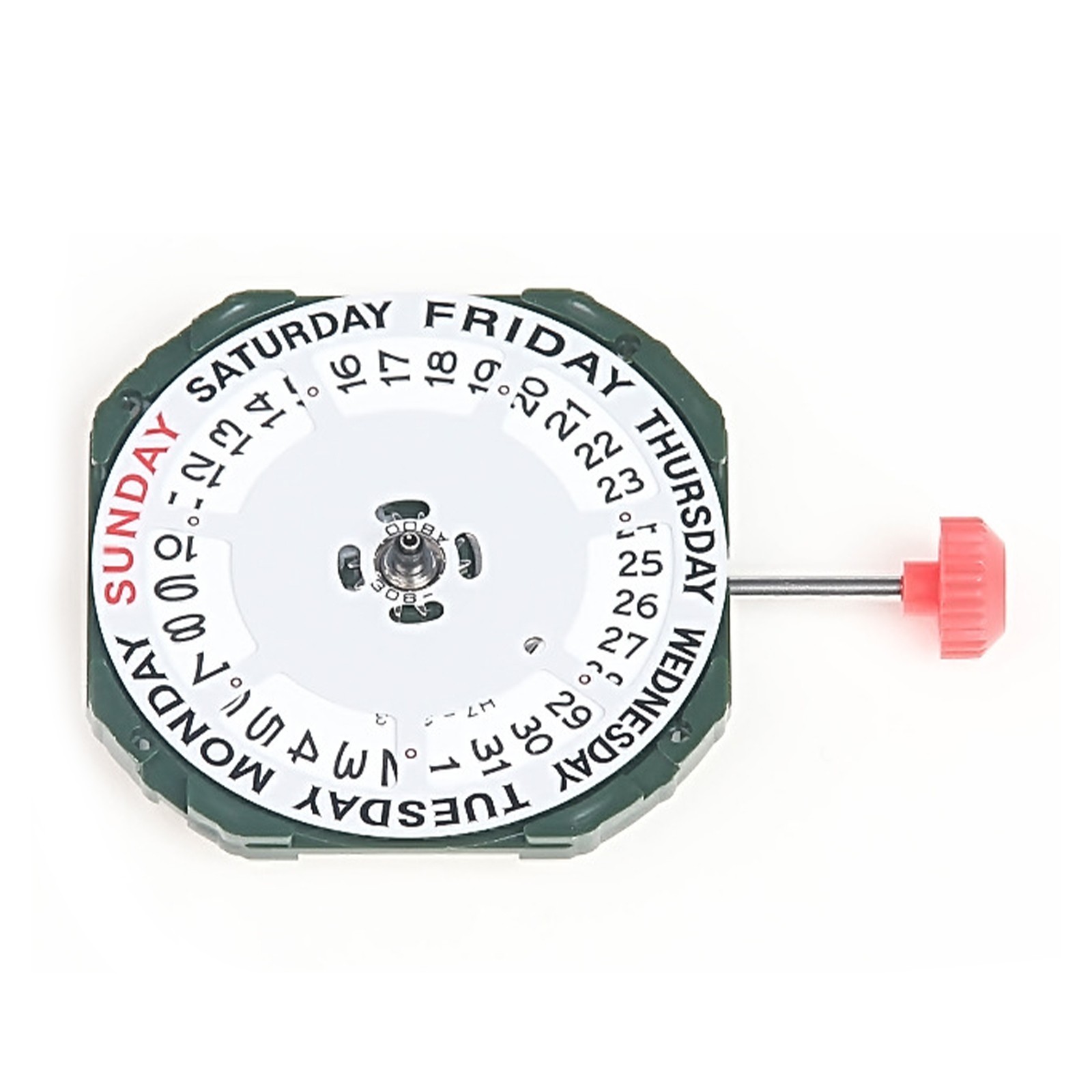 Date @3 Day @12 5.90mm Replacement Quartz Watch Movement For Miyota 2350