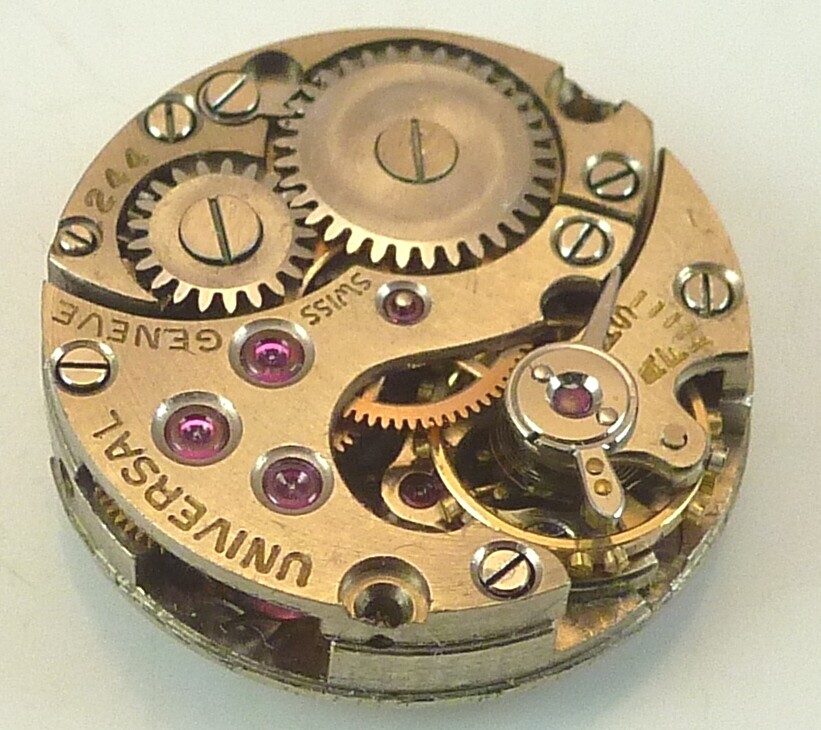 Universal Geneve 244 LDS Mechanical Wristwatch Movement – Parts / Repair