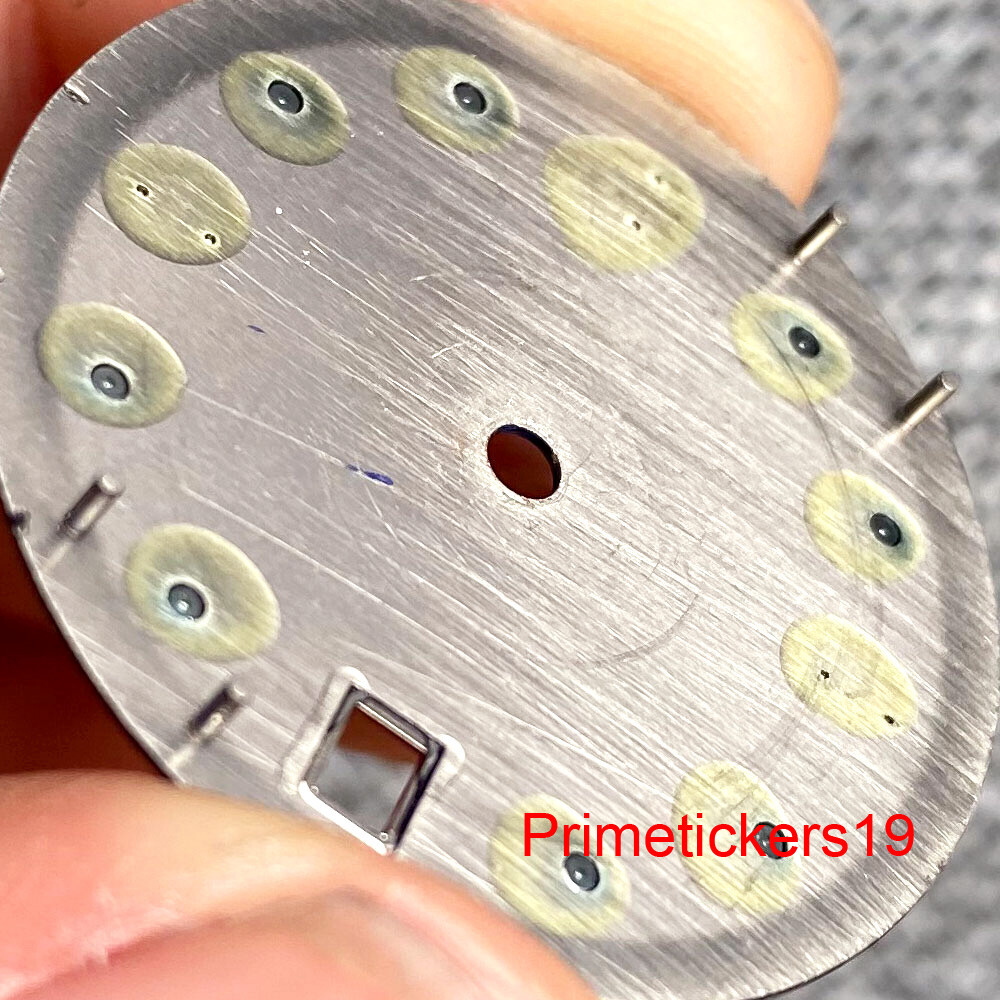 29mm Watch Sunburst Gradient Sterile Dial Date Window Fit NH35 NH36 Movement