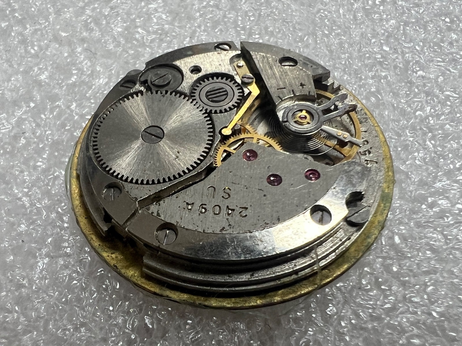 Watch movement USSR Vostok Cal.2409A plus Dial.For parts.