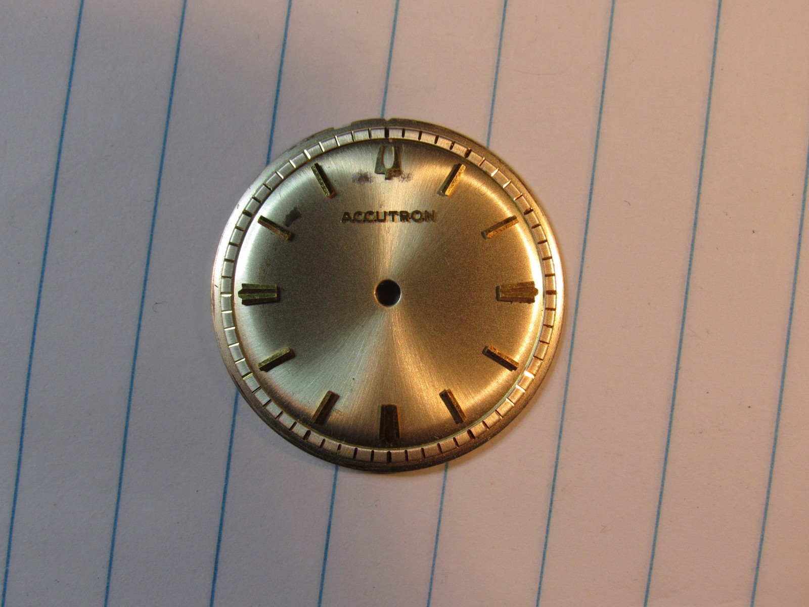 BULOVA ACCUTRON 214 Mens WATCH DIAL Vintage 1960s – 1970s 2