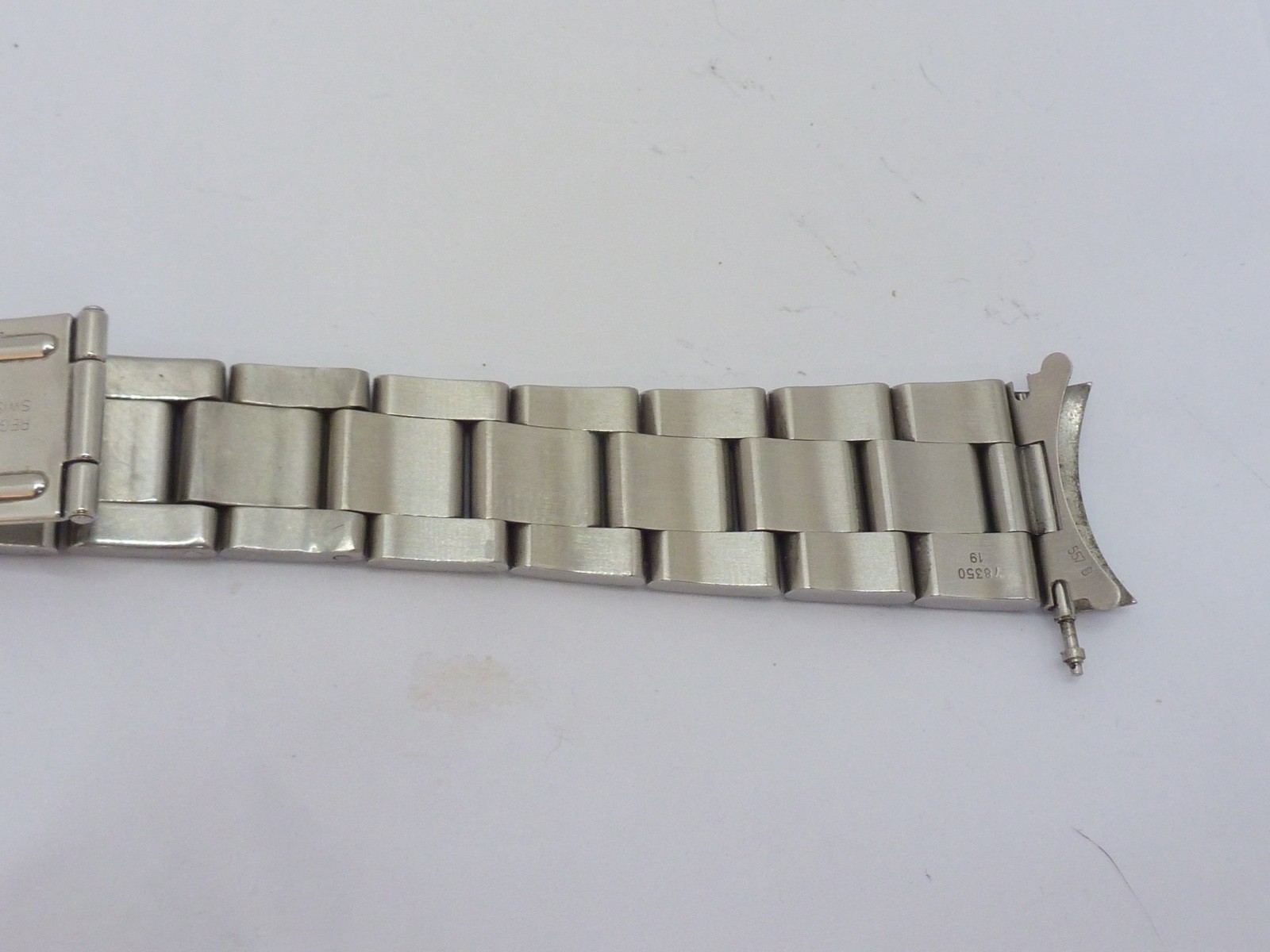 Genuine Rolex Oyster 78350 19mm Steel Bracelet with 557B End Links 1A condition