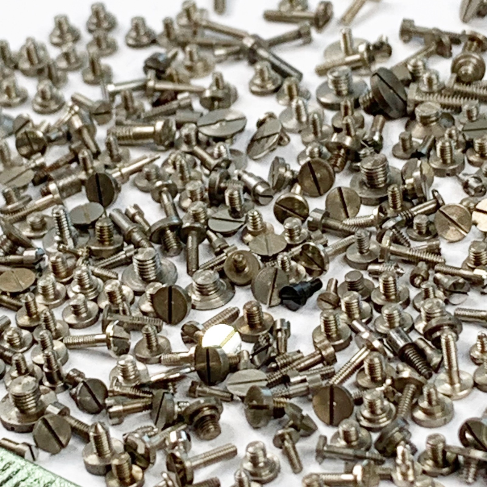 100 Watch Screws Pocket Wrist Parts Watchmaker Repair Assorted Job Lot Steampunk