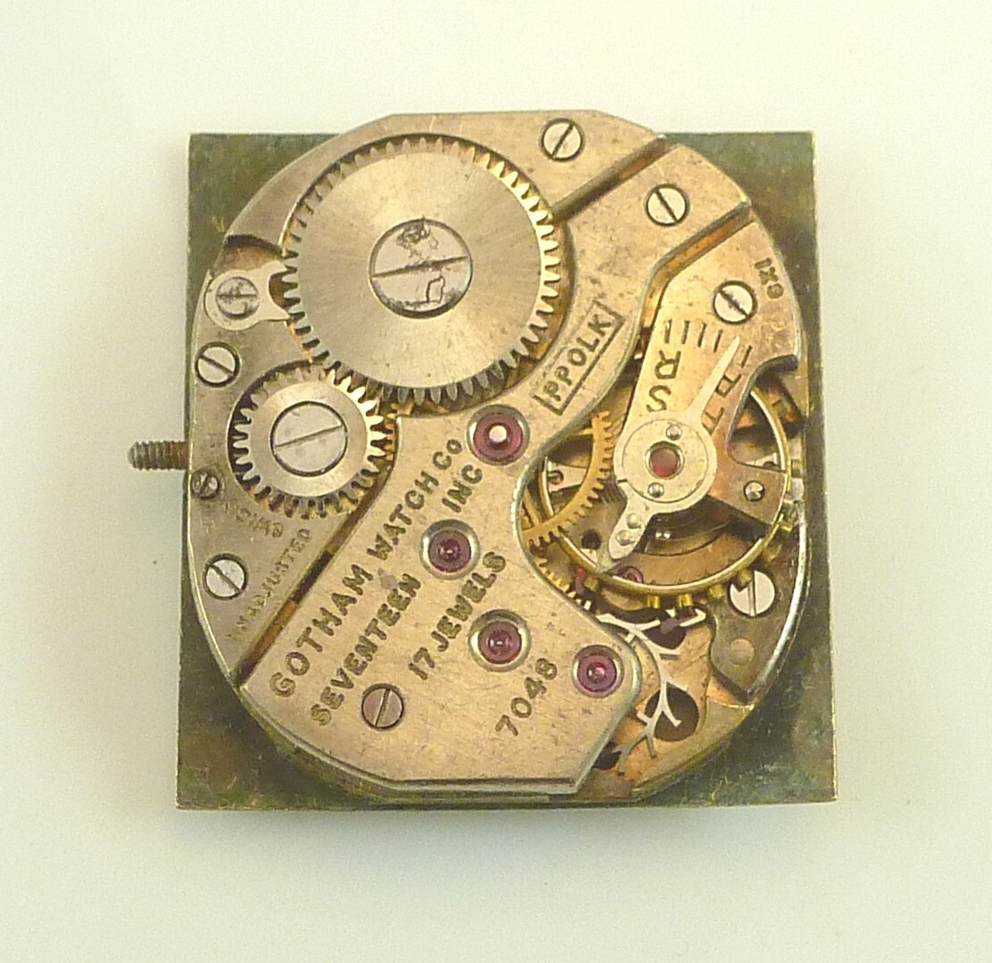 Gotham PPOLK Wrist Watch Movement – Good Balance – Parts / Repair